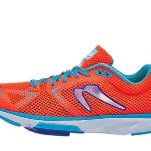 Newton Women's Sneakers - Vibrant Orange and Blue distance 8